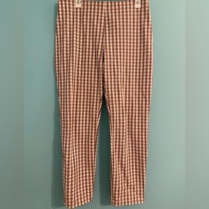 Light brown checked pant - super flattering- size 14